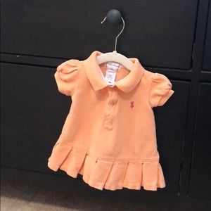 Ralph Lauren Baby Orange Dress 3 Months
